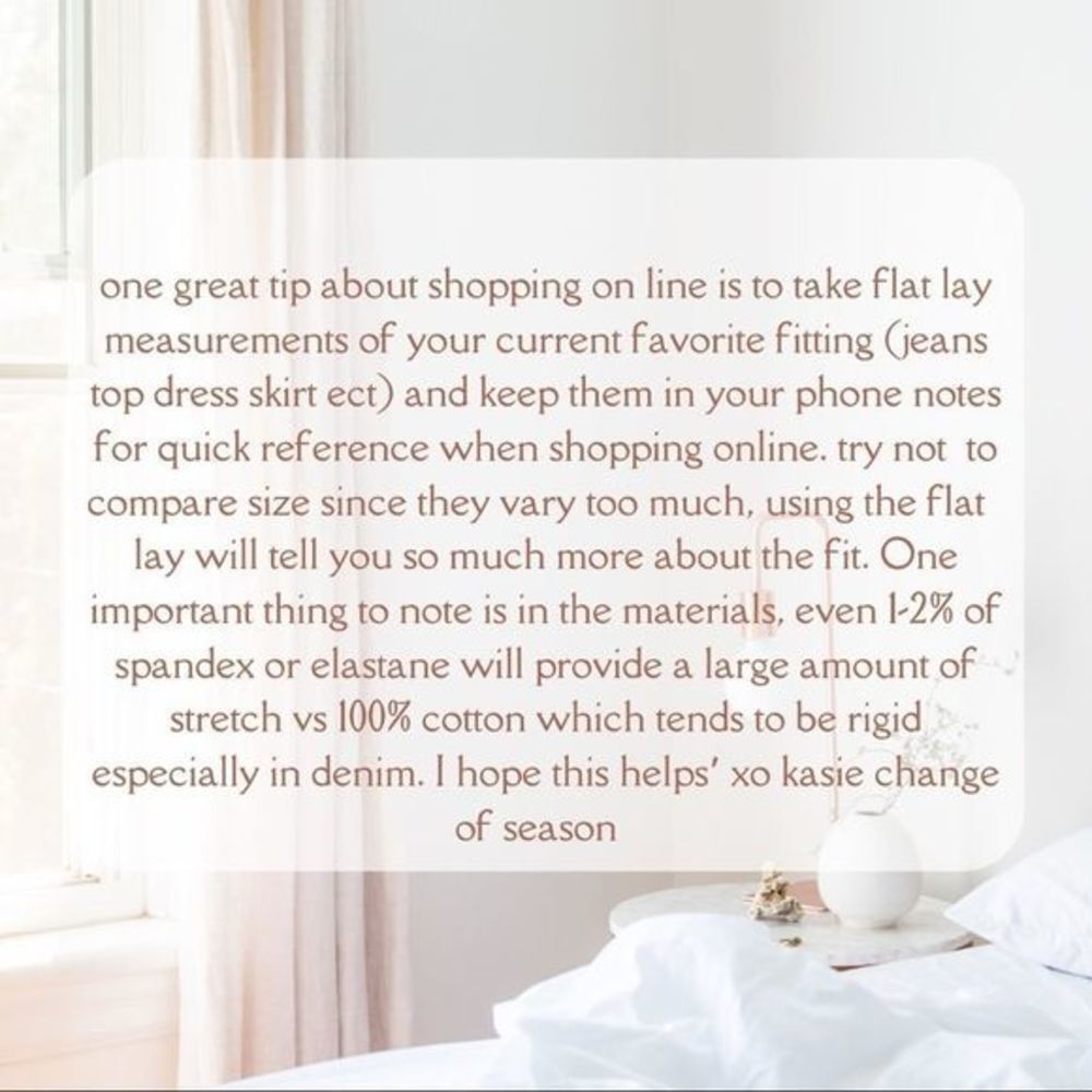 Tips for correct sizing while shopping on line especially jeans denim